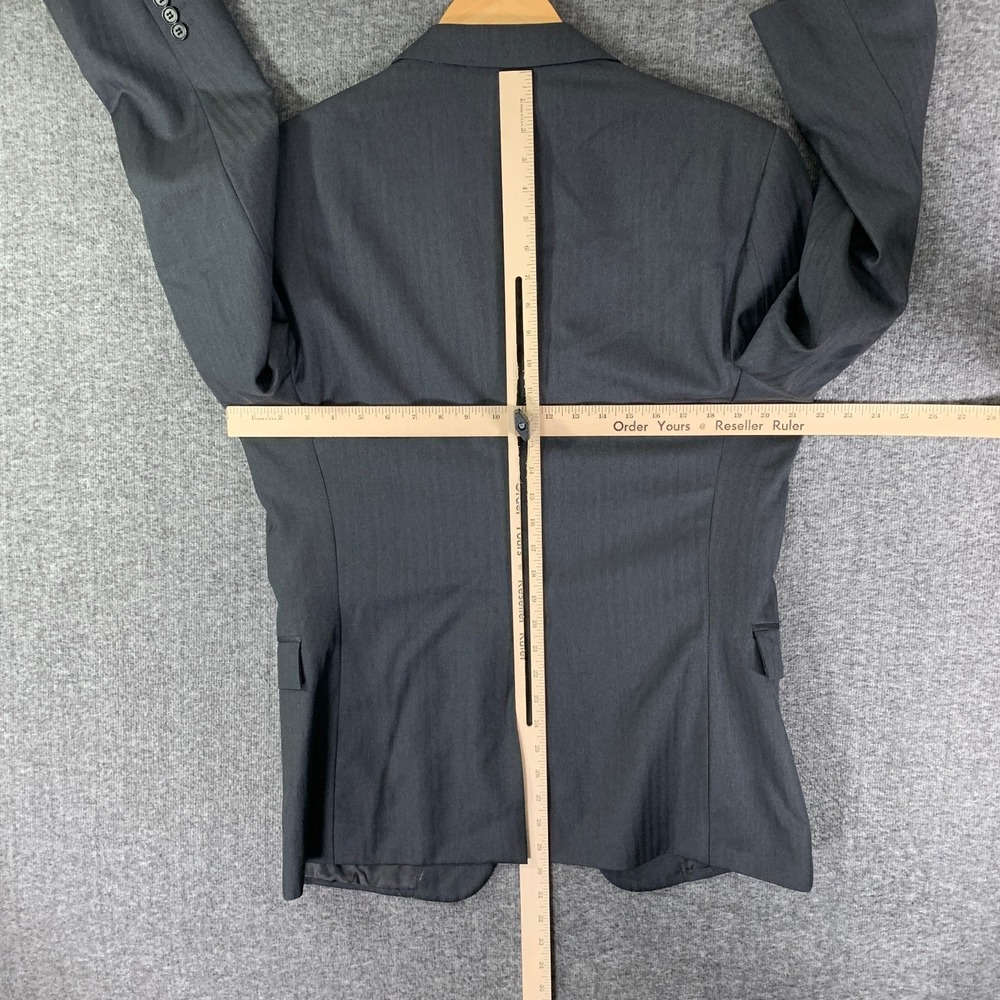 Brooks Brothers 2 Piece Suit Men 43R Gray Vitale Barberis Canonico Wool 35x30 - Picture 6 of 16
